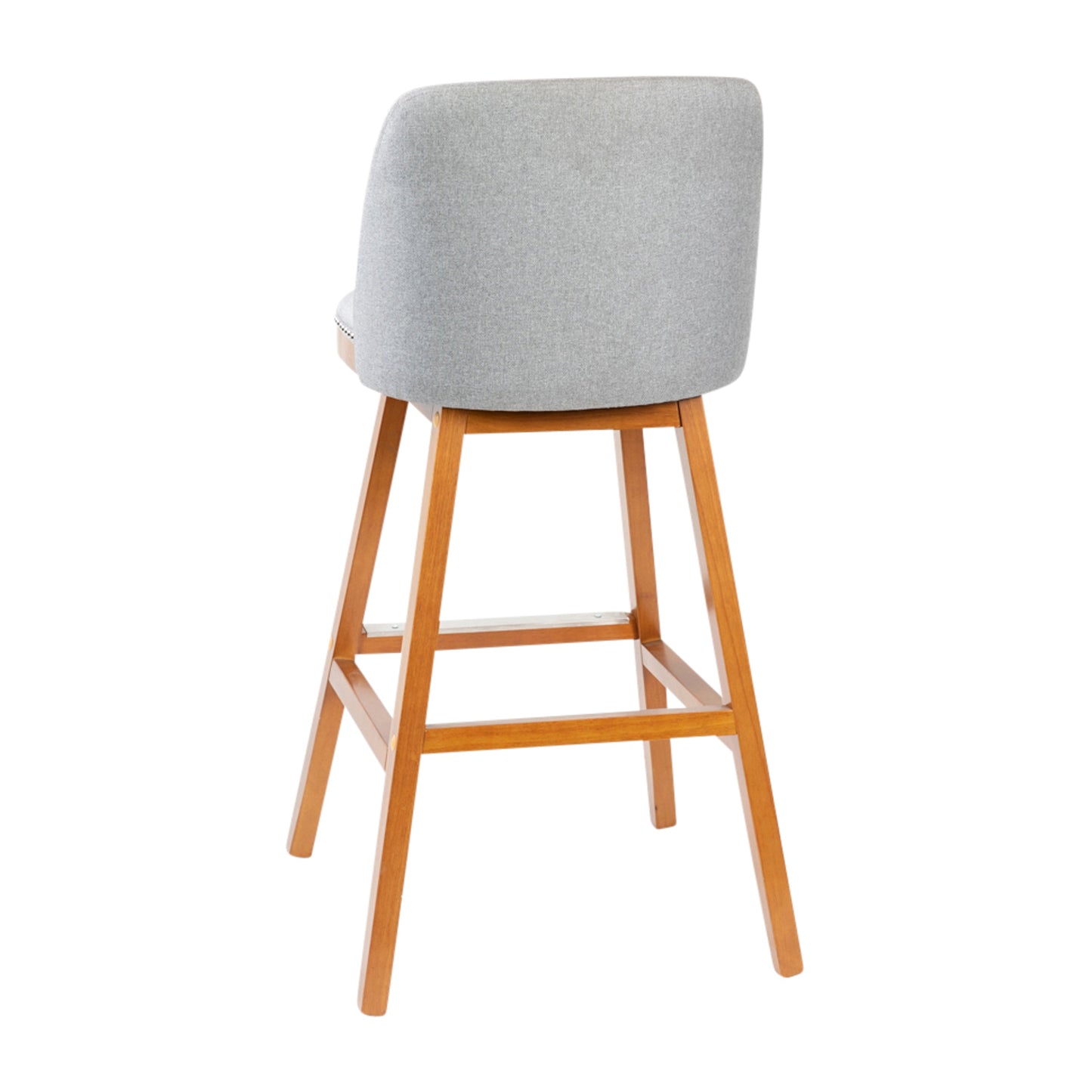 2PK 30" Gray Linen Stools CH-192162X000-30-GY-GG