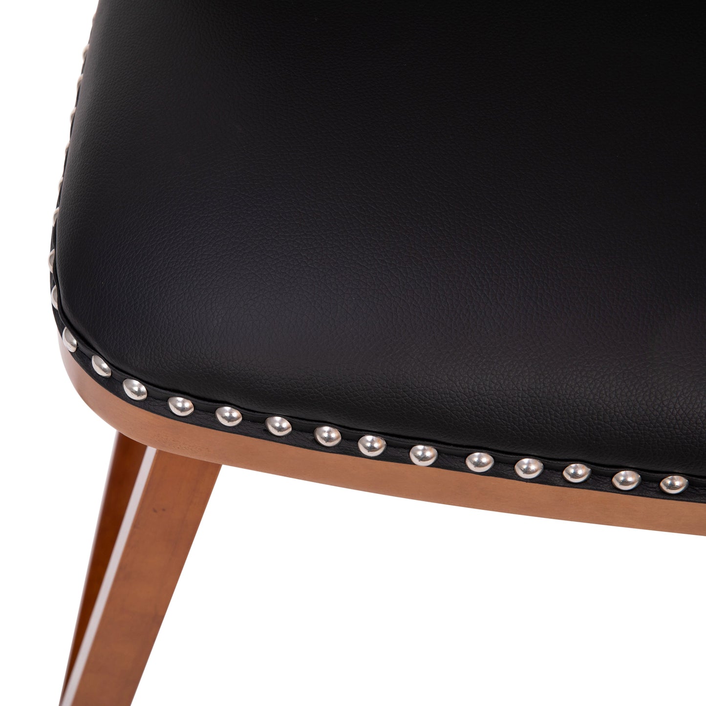 2PK 24" Black Leather Stools CH-192162X000PU-24-BK-GG