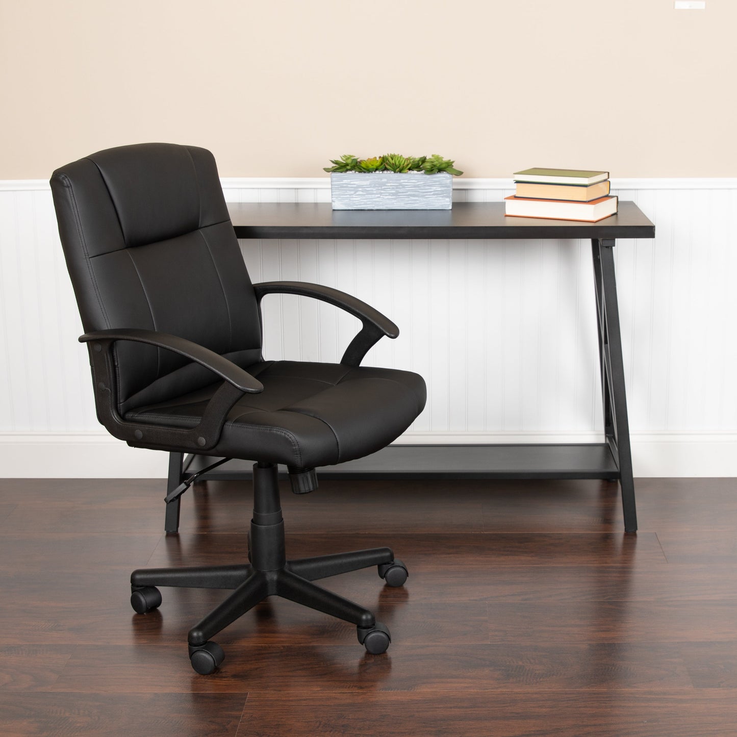 Black LeatherSoft Task Chair CH-197220X000-BK-GG