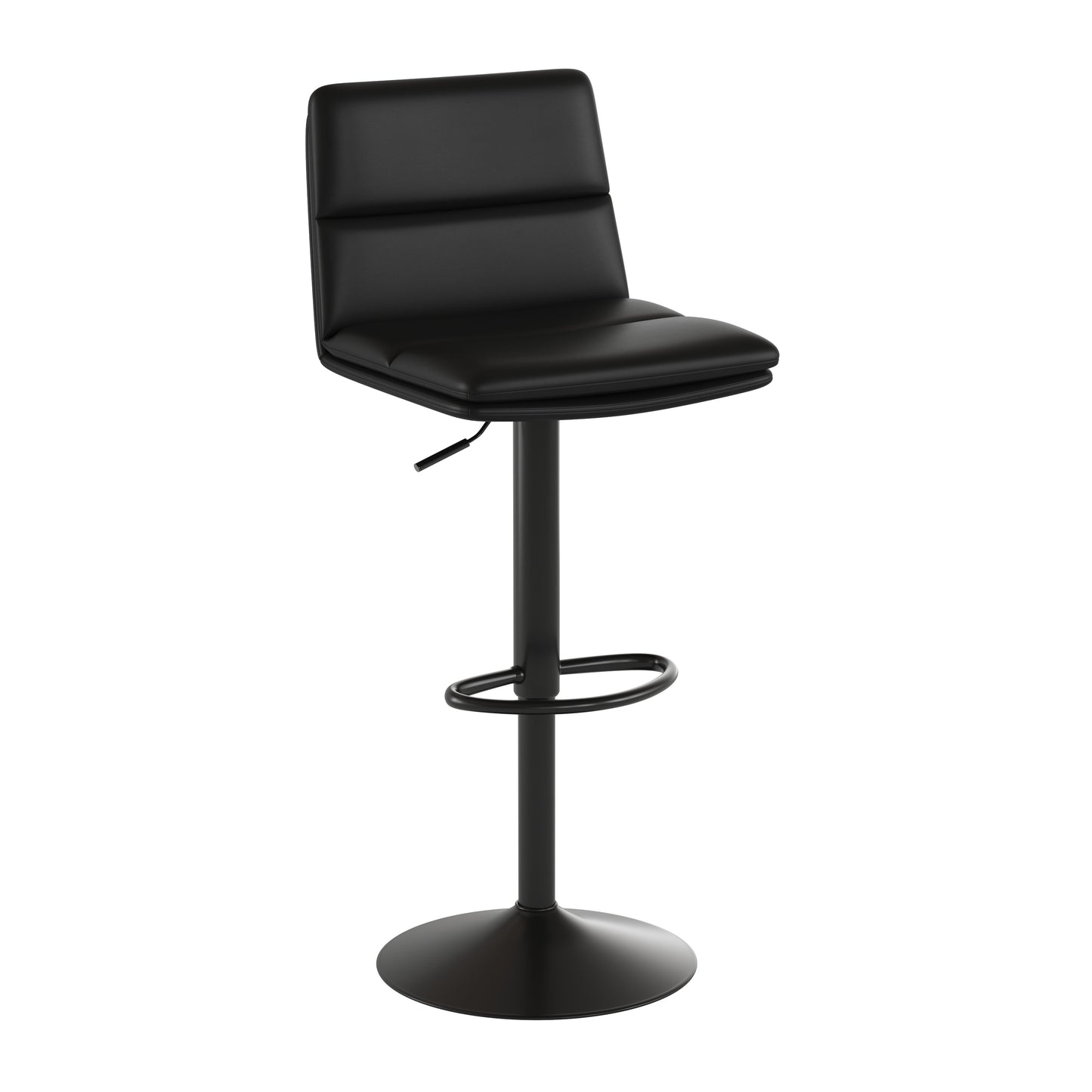 2PK Black Adjustable Stools CH-202071-BK-GG