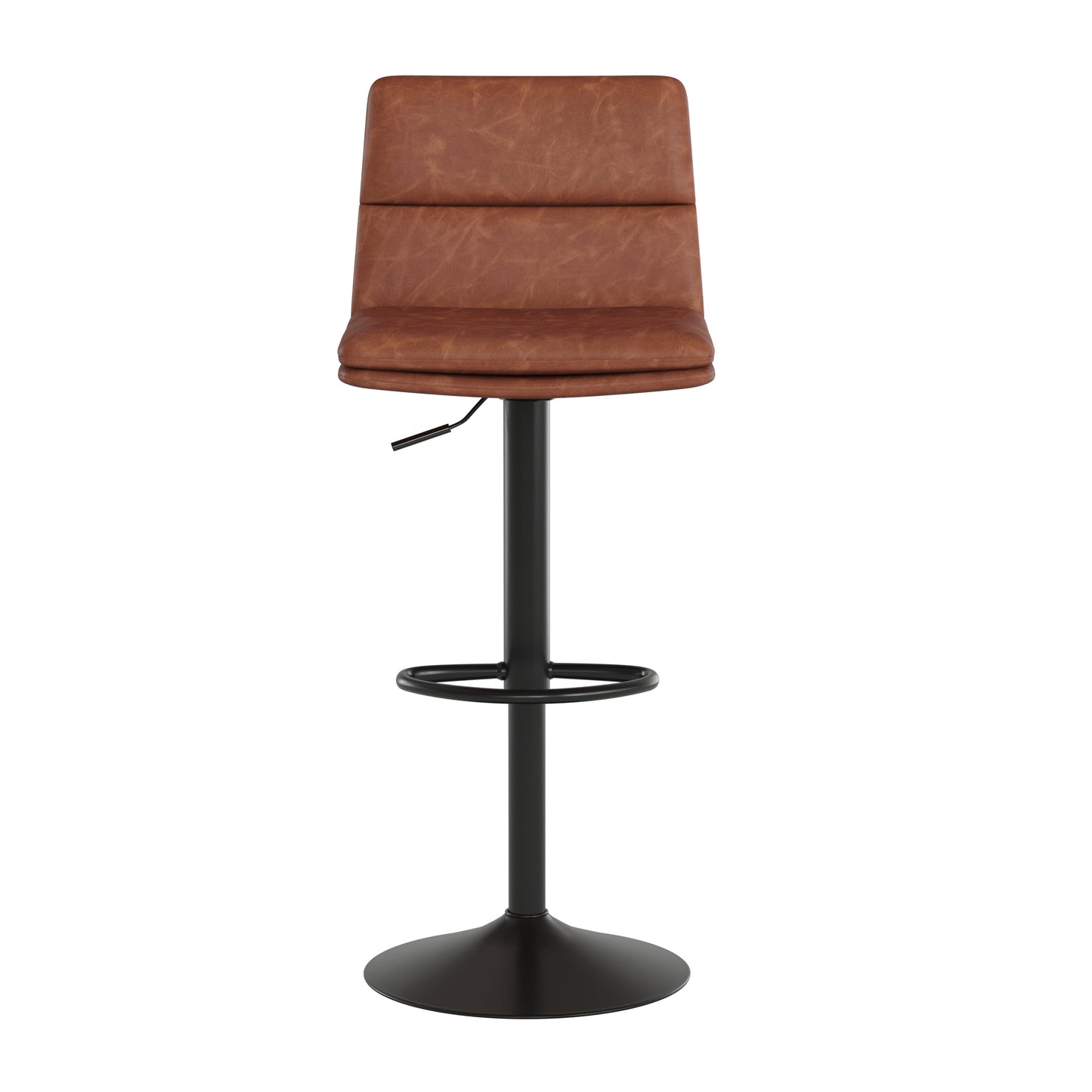 2PK Cognac Adjustable Stools CH-202071-BR-GG