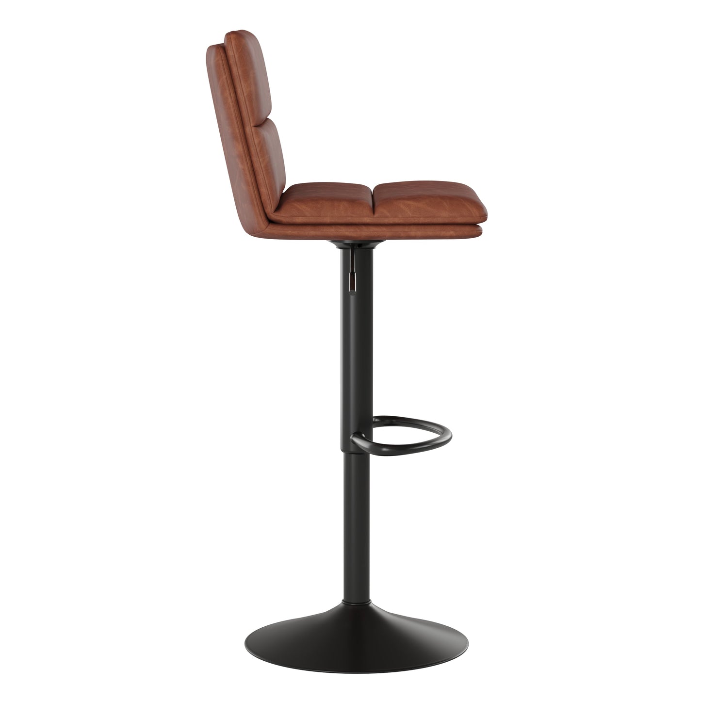 2PK Cognac Adjustable Stools CH-202071-BR-GG