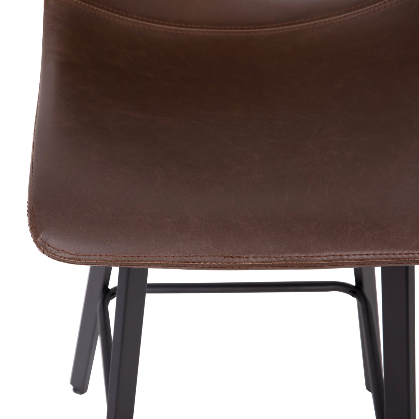 2PK 30" Brown Leather Stools CH-212069-30-DKBR-GG