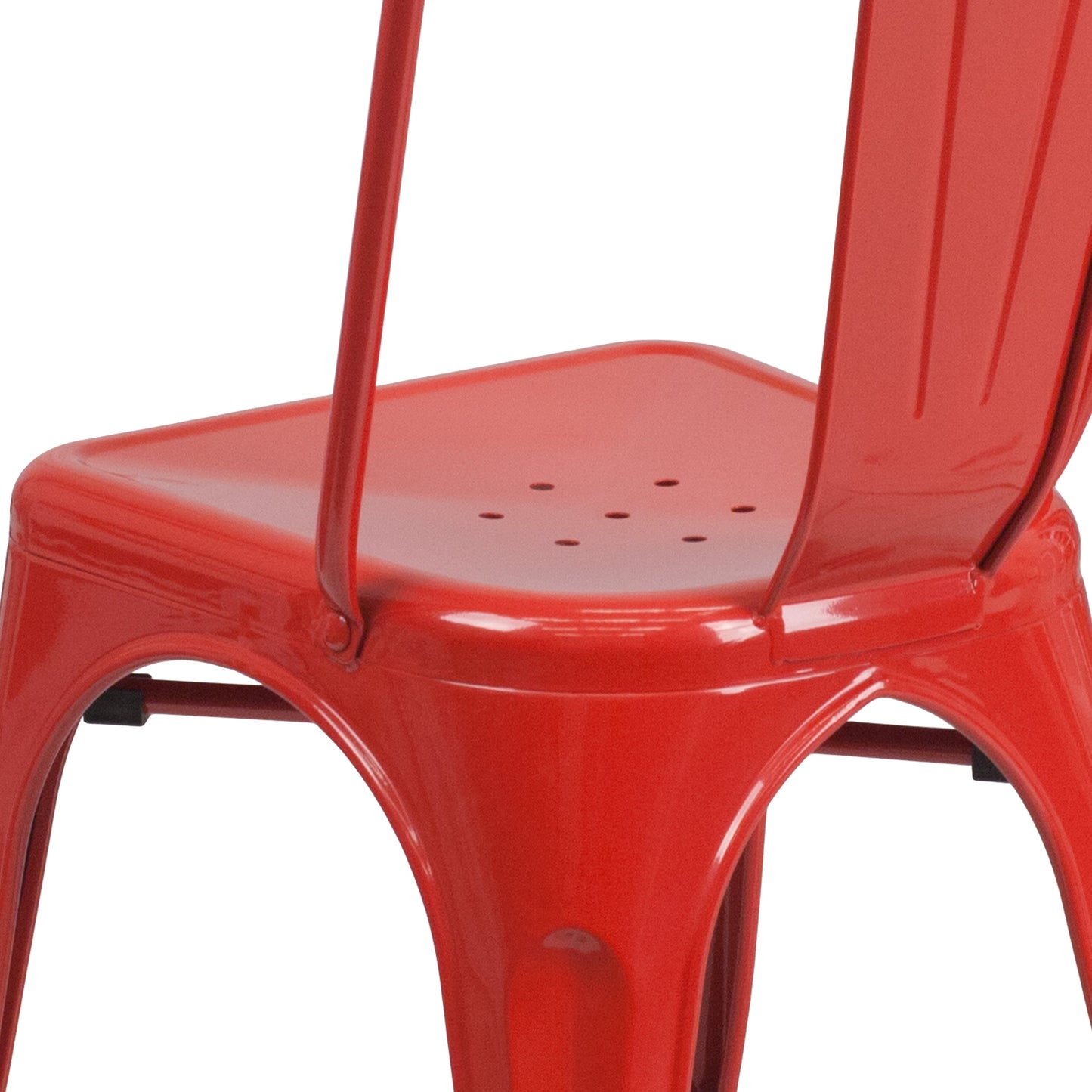 Stackable Metal Dining Chair for Indoor or Outdoor Use