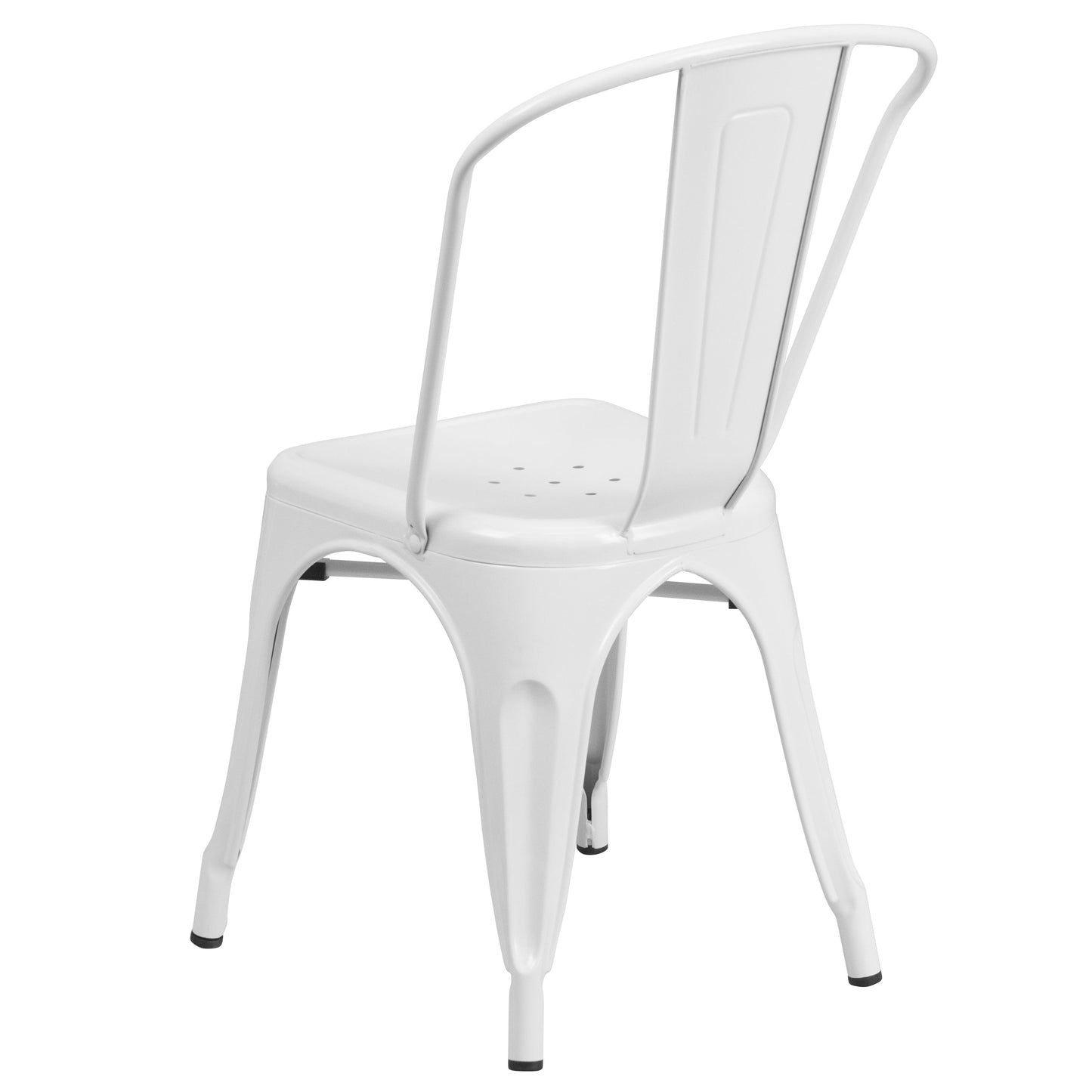 White Metal Chair CH-31230-WH-GG