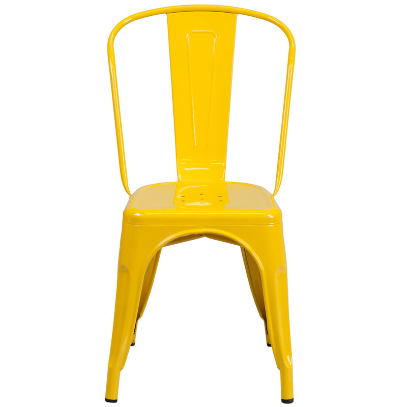 Yellow Metal Chair CH-31230-YL-GG