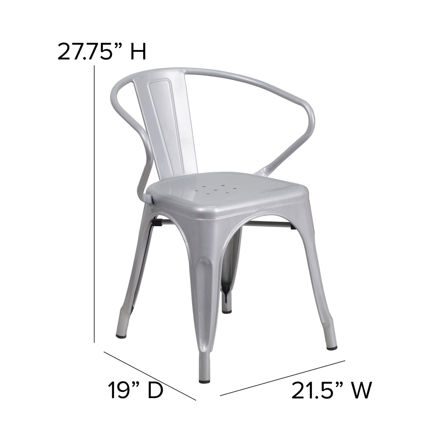 Stackable Bistro Style Chair