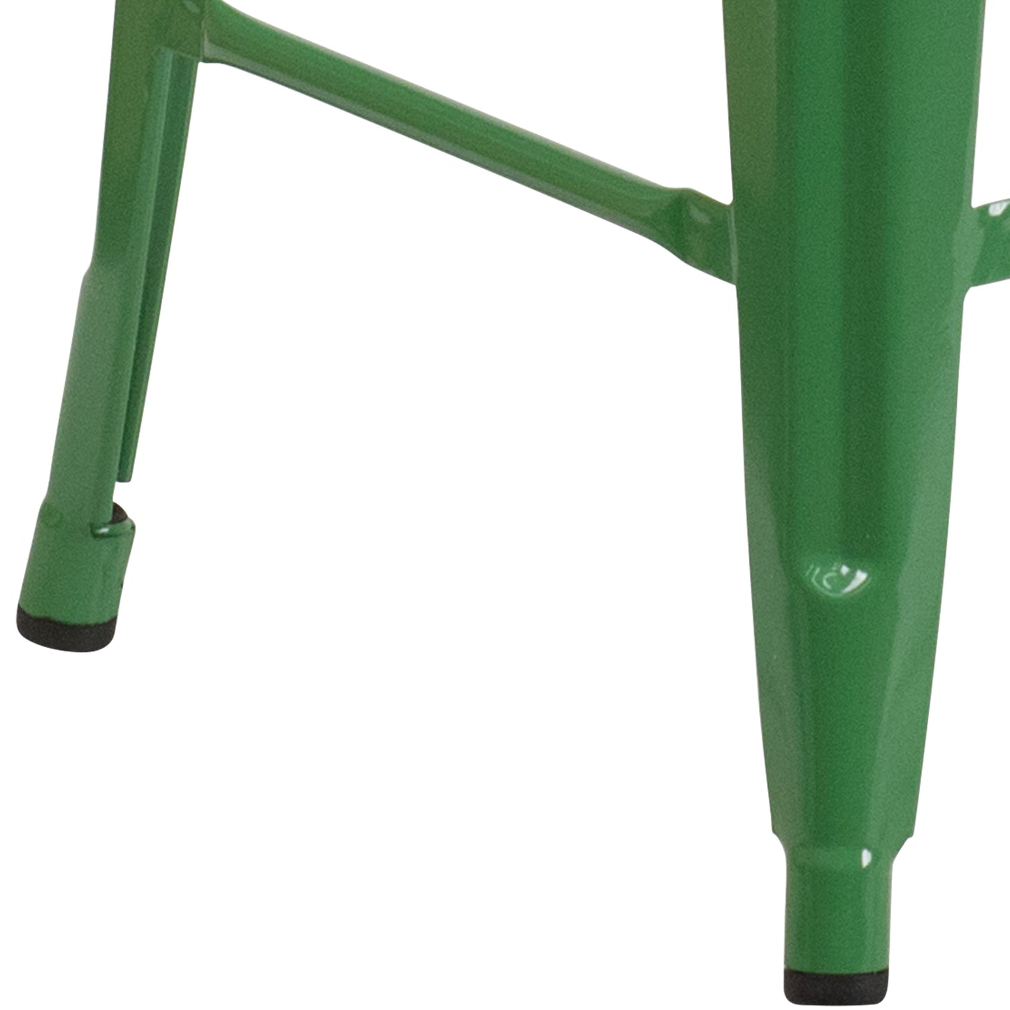 24" Green No Back Metal Stool CH-31320-24-GN-GG