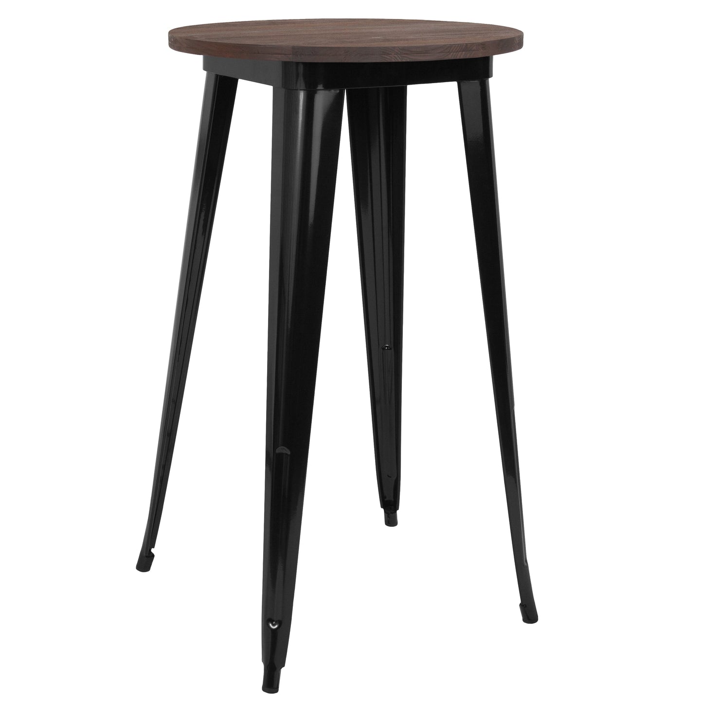 24RD Black Metal Bar Table CH-51080-40M1-BK-GG