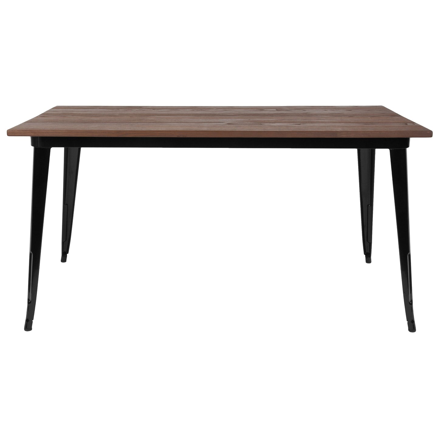 30.25x60 Black Metal Table CH-61010-29M1-BK-GG