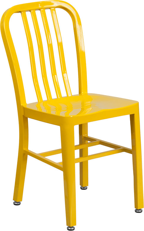 Yellow Indoor-Outdoor Chair CH-61200-18-YL-GG