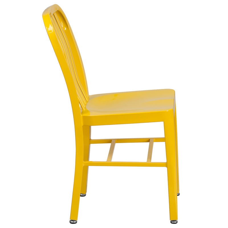 Yellow Indoor-Outdoor Chair CH-61200-18-YL-GG