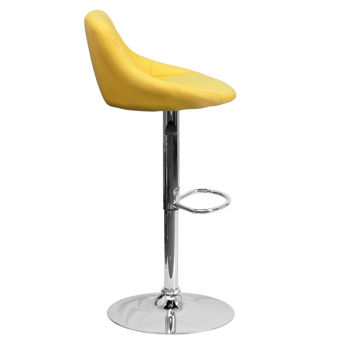 Yellow Vinyl Barstool CH-82028A-YEL-GG