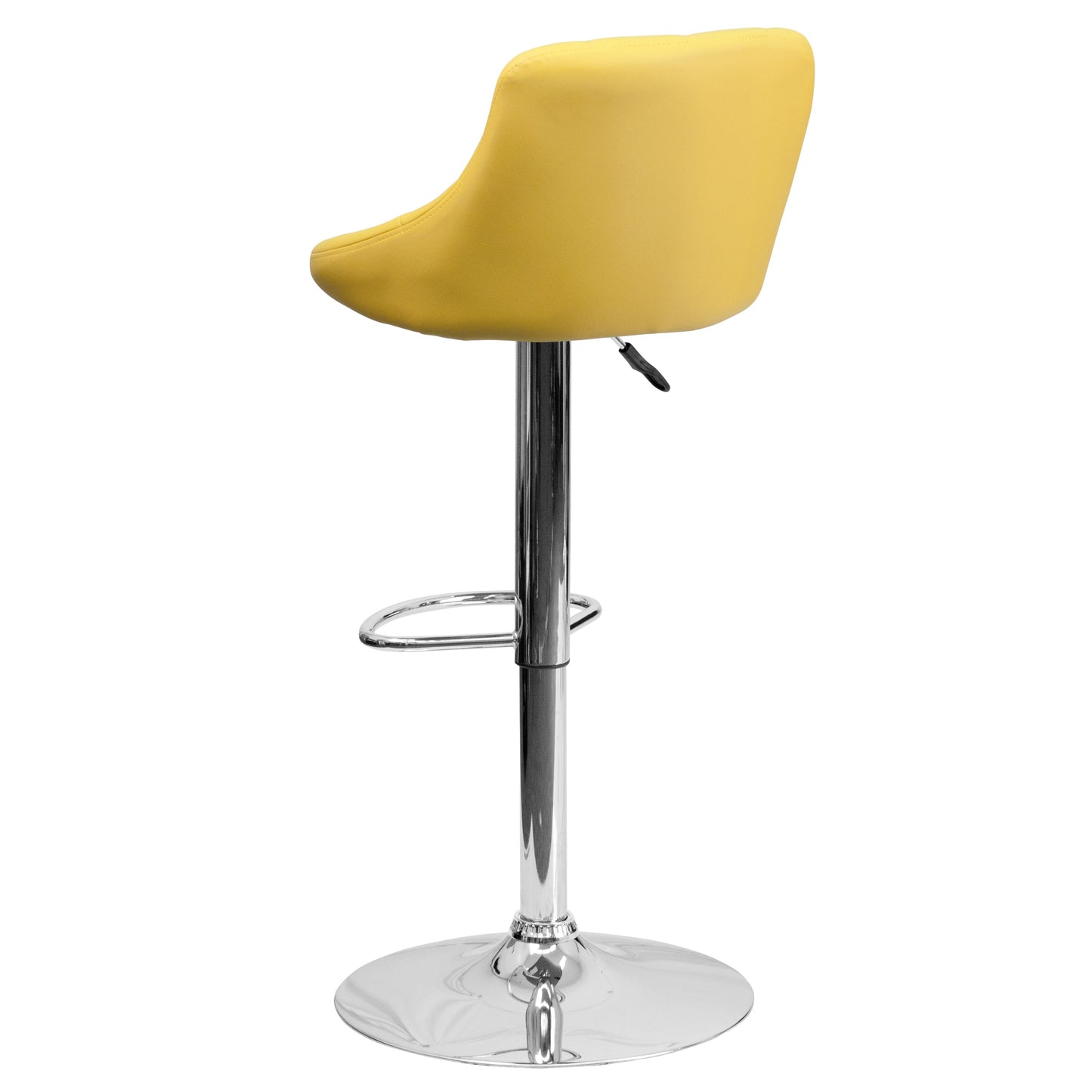 Yellow Vinyl Barstool CH-82028A-YEL-GG