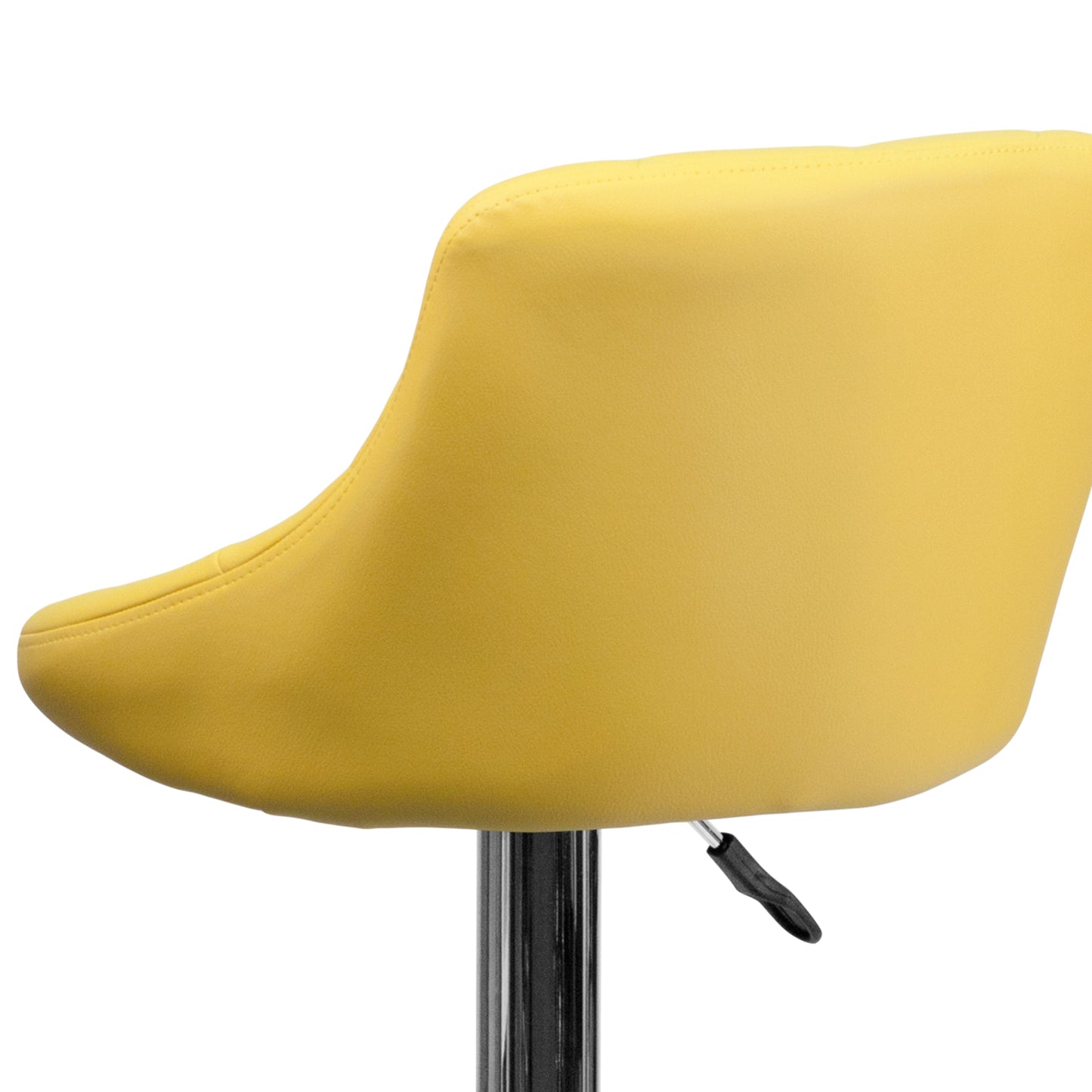 Yellow Vinyl Barstool CH-82028A-YEL-GG