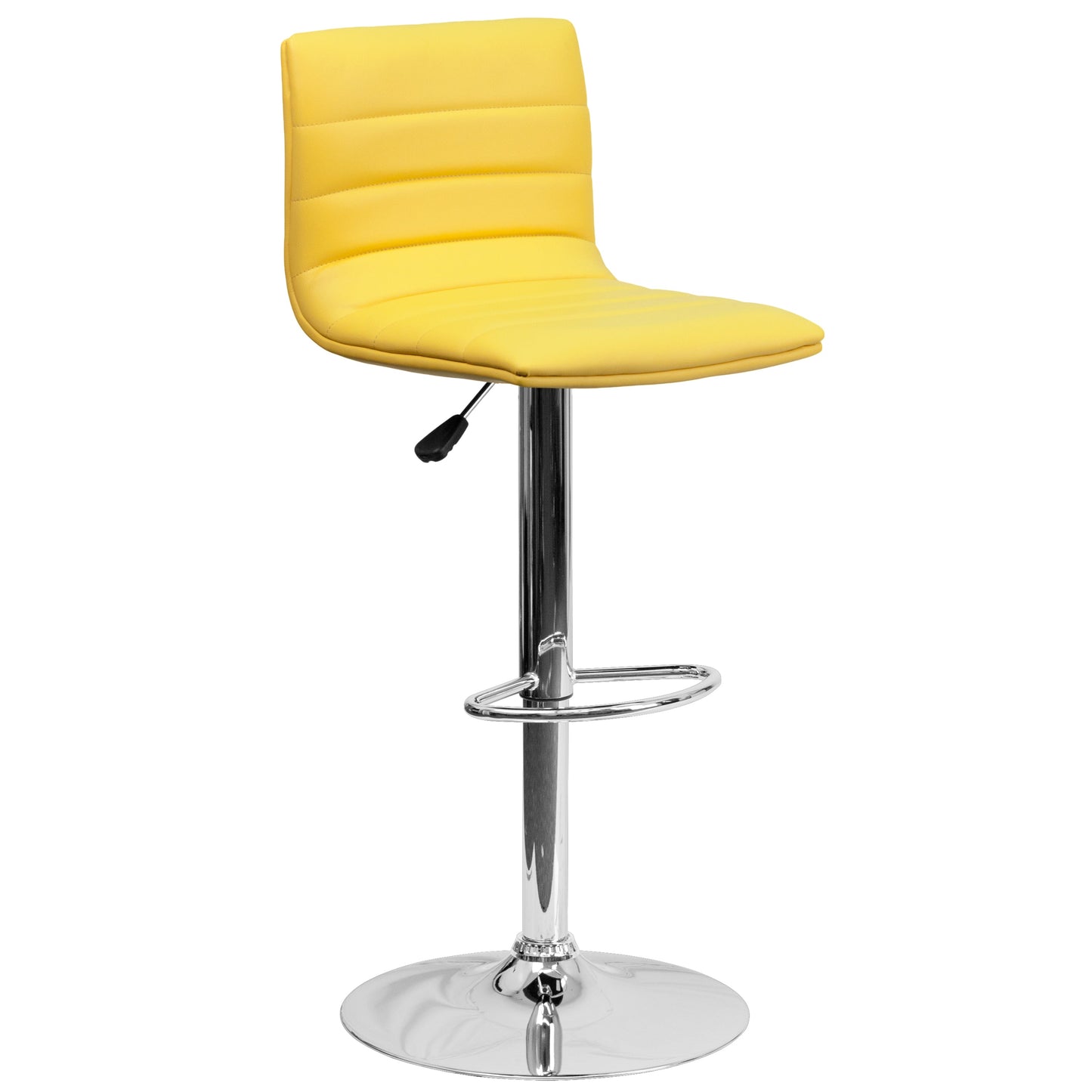 Yellow Vinyl Barstool CH-92023-1-YEL-GG