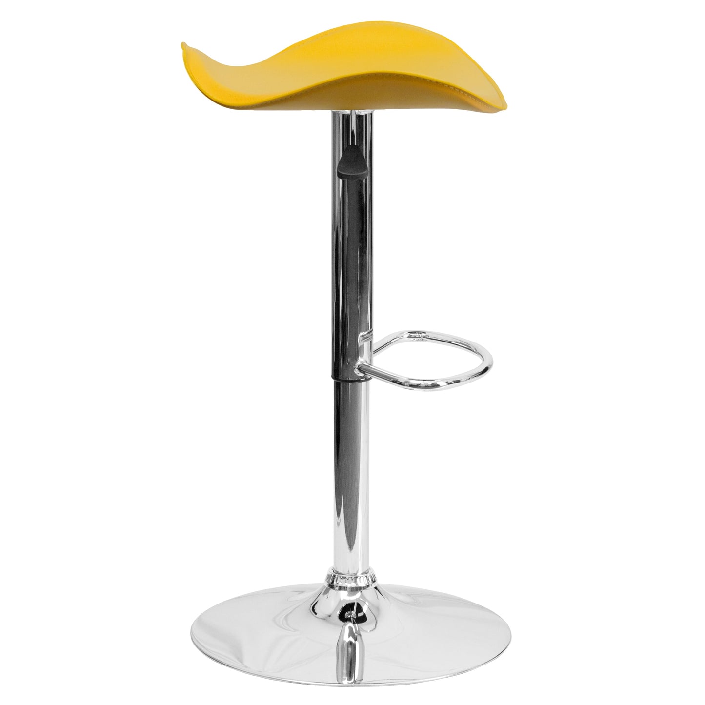 Yellow Vinyl Barstool CH-TC3-1002-YEL-GG