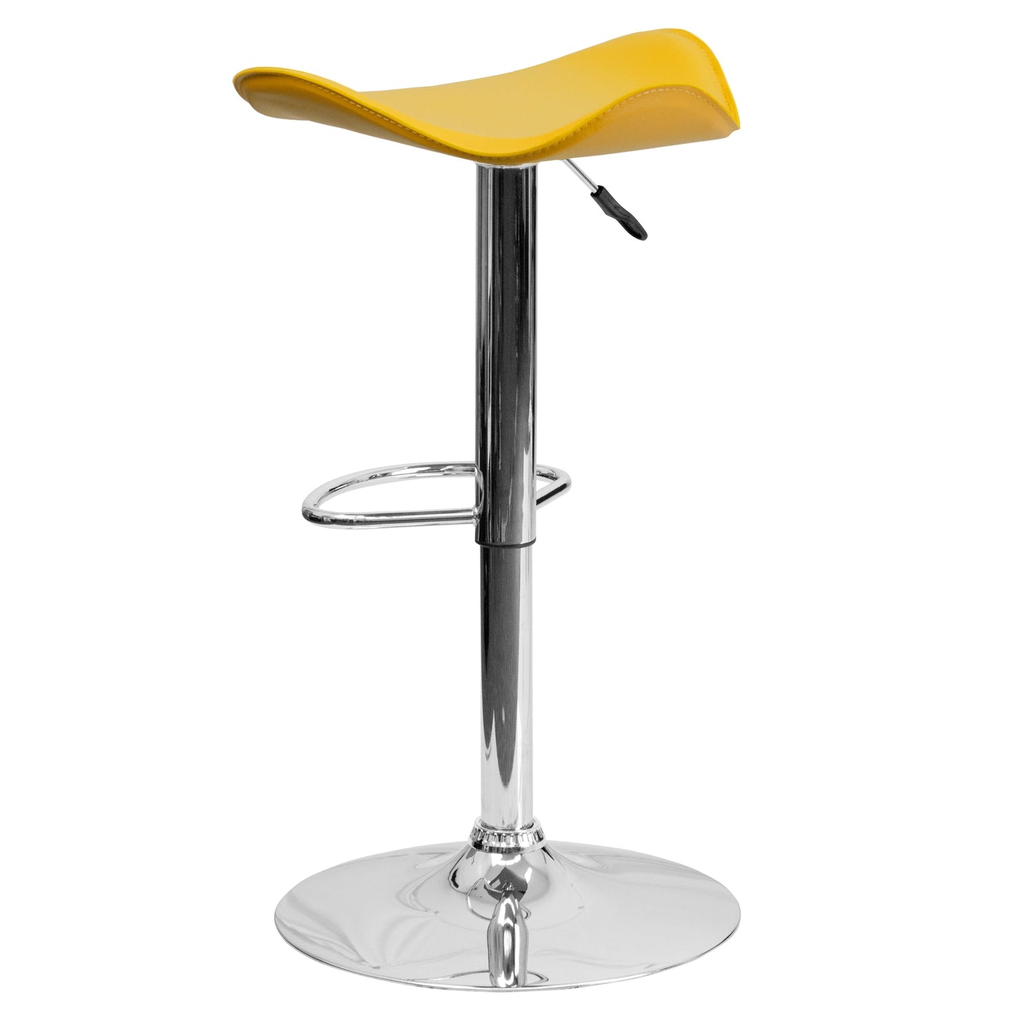 Yellow Vinyl Barstool CH-TC3-1002-YEL-GG