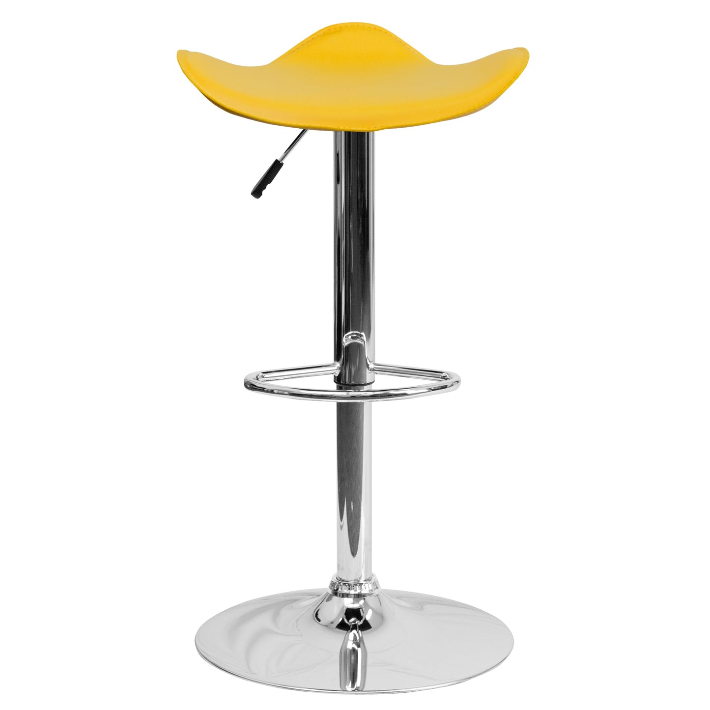 Yellow Vinyl Barstool CH-TC3-1002-YEL-GG