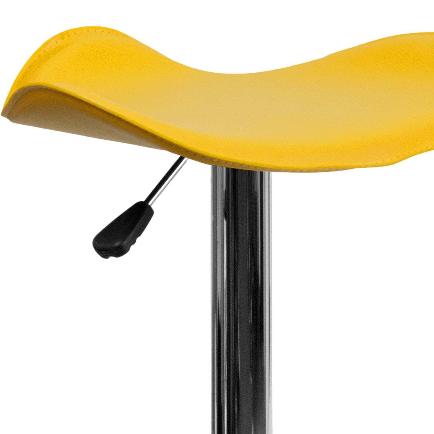 Yellow Vinyl Barstool CH-TC3-1002-YEL-GG