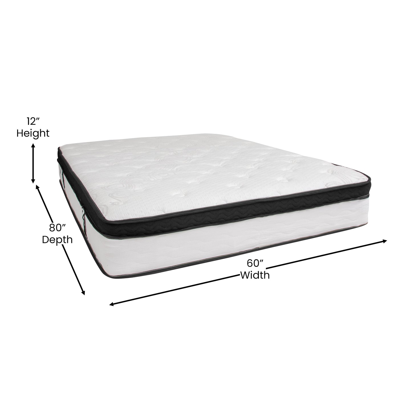 Memory Foam Mattress-Queen CL-BT33PM-R12M-Q-GG