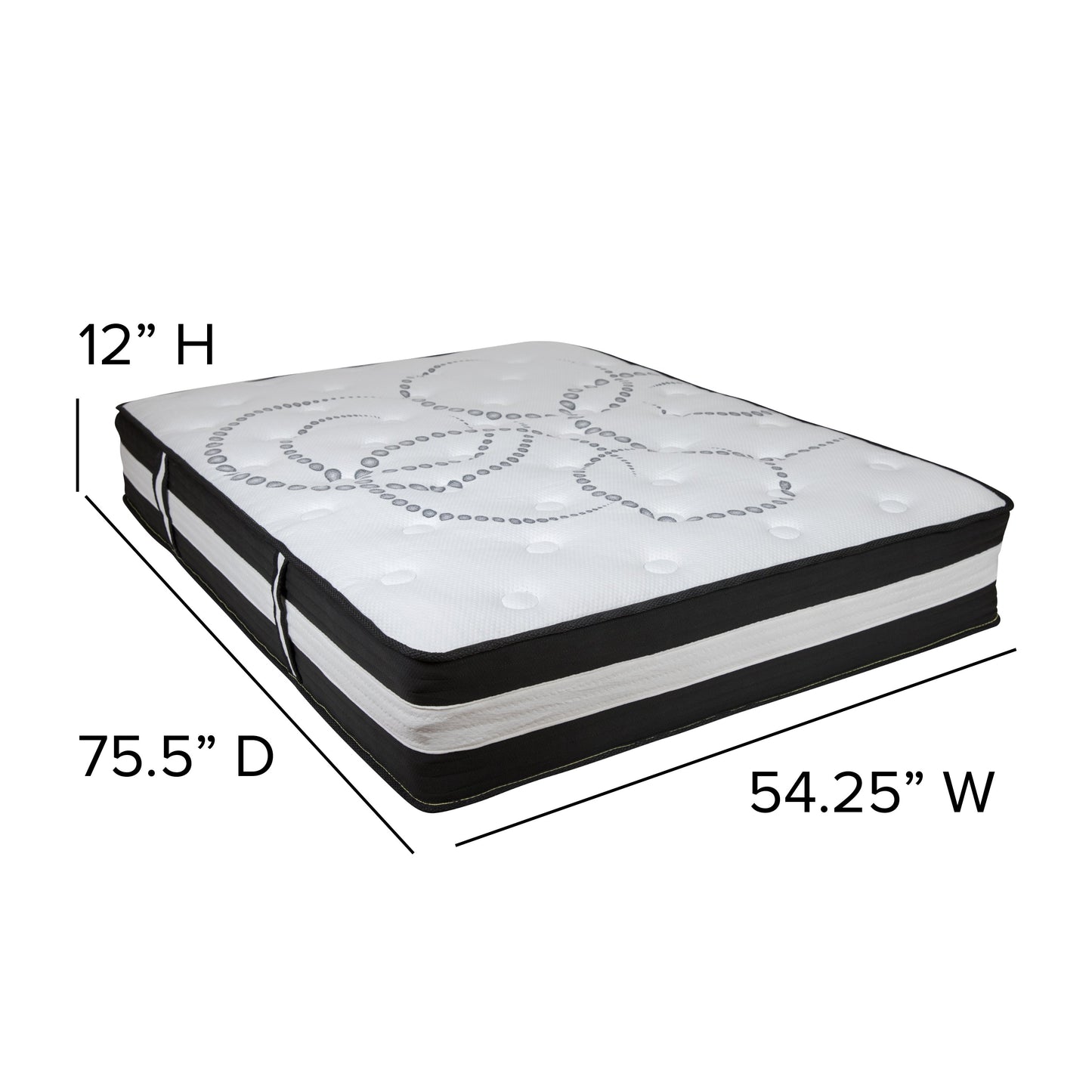 12" Mattress and Topper Bundle CL-E230P-2M35-F-GG