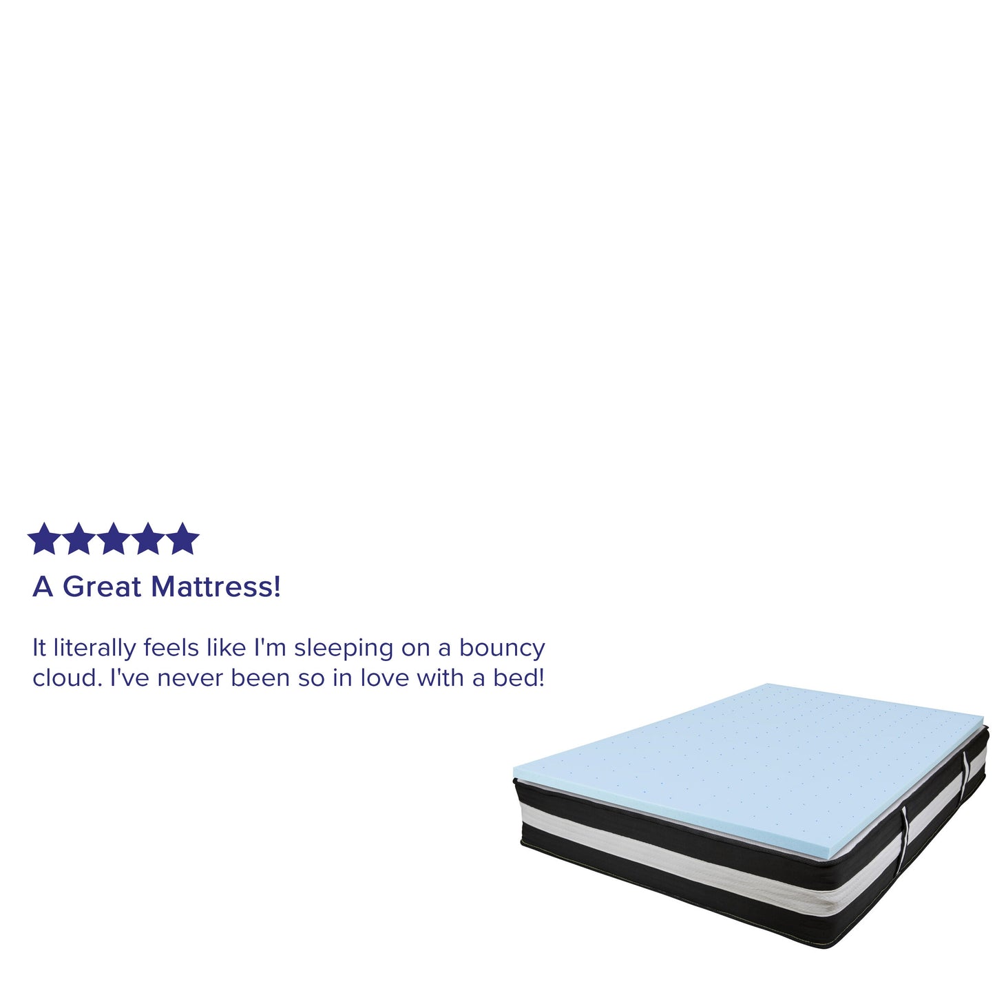 12" Mattress and Topper Bundle CL-E230P-2M35-F-GG