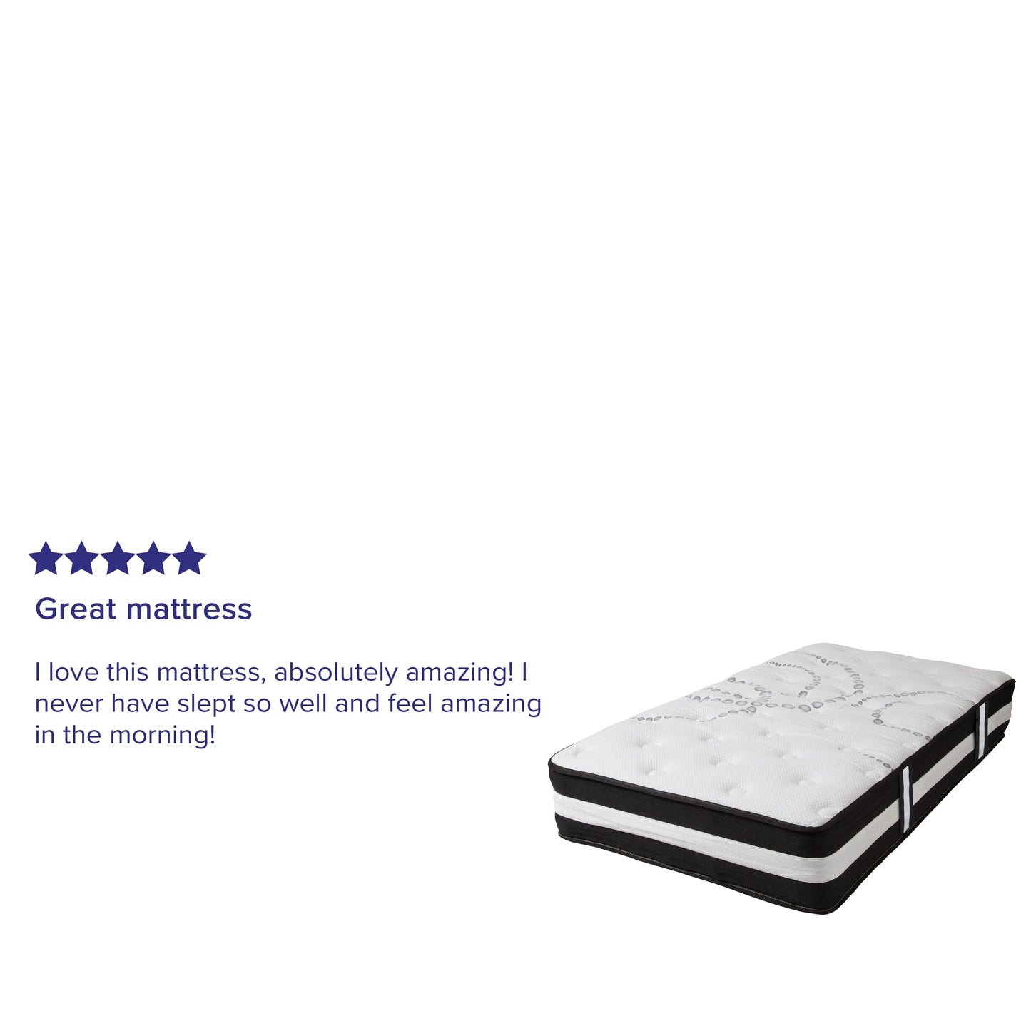 12in Pocket Mattress-Twin CL-E230P-R-T-GG