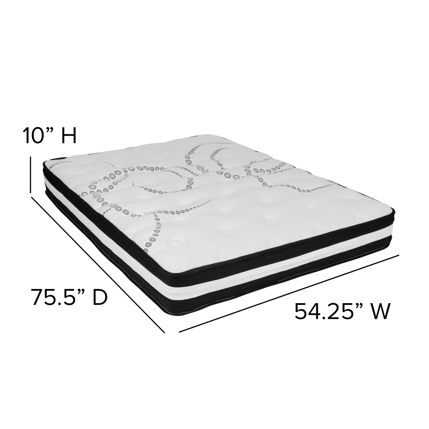 10" Mattress and Topper Bundle CL-E230P10-2M35-F-GG