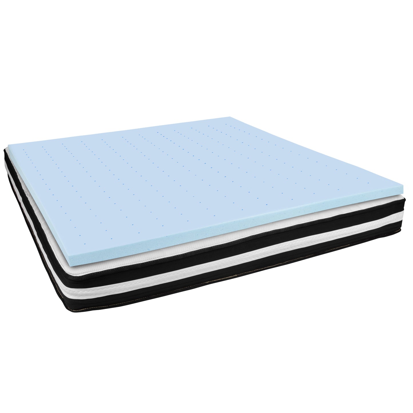 10" Mattress and Topper Bundle CL-E230P10-2M35-K-GG