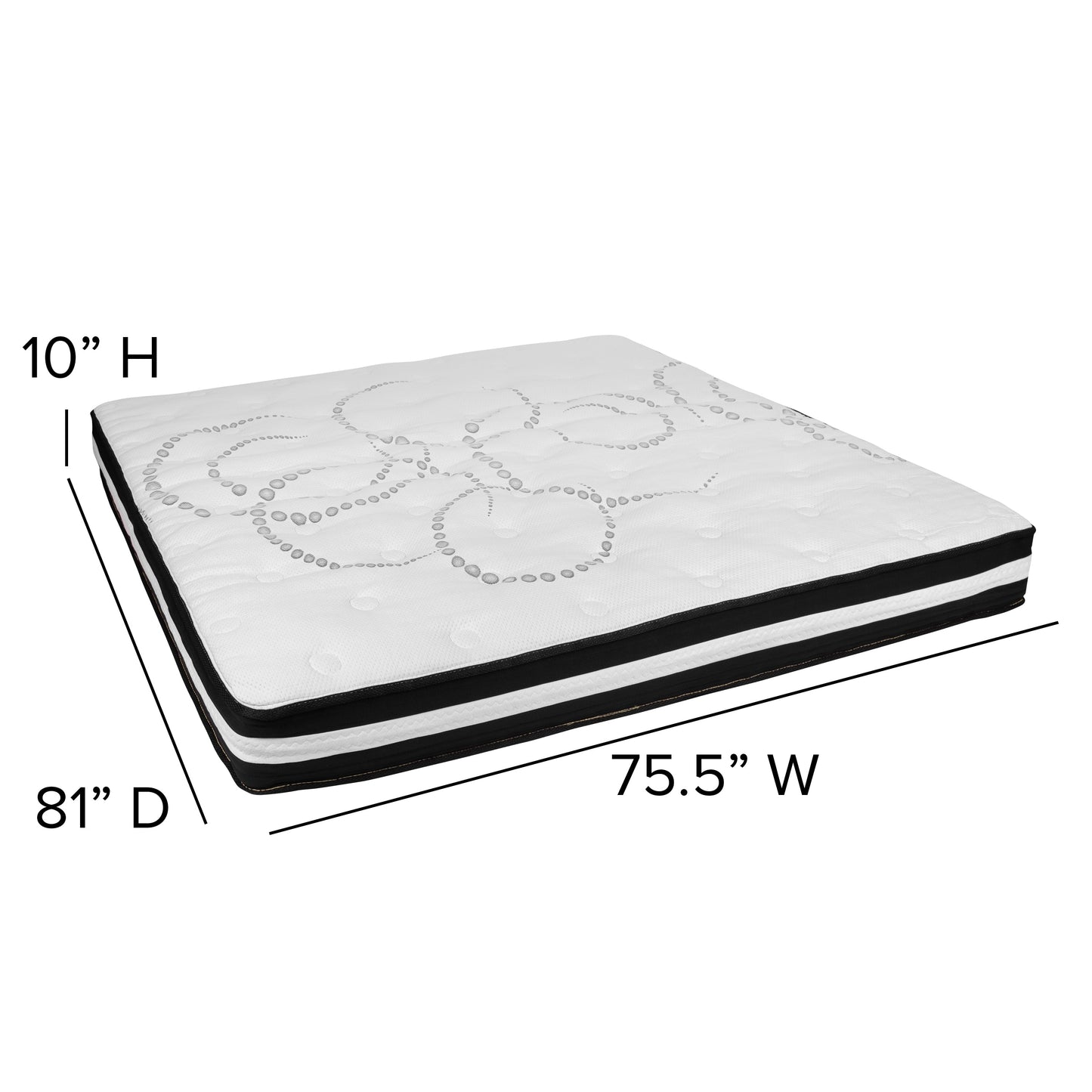 10" Mattress and Topper Bundle CL-E230P10-2M35-K-GG