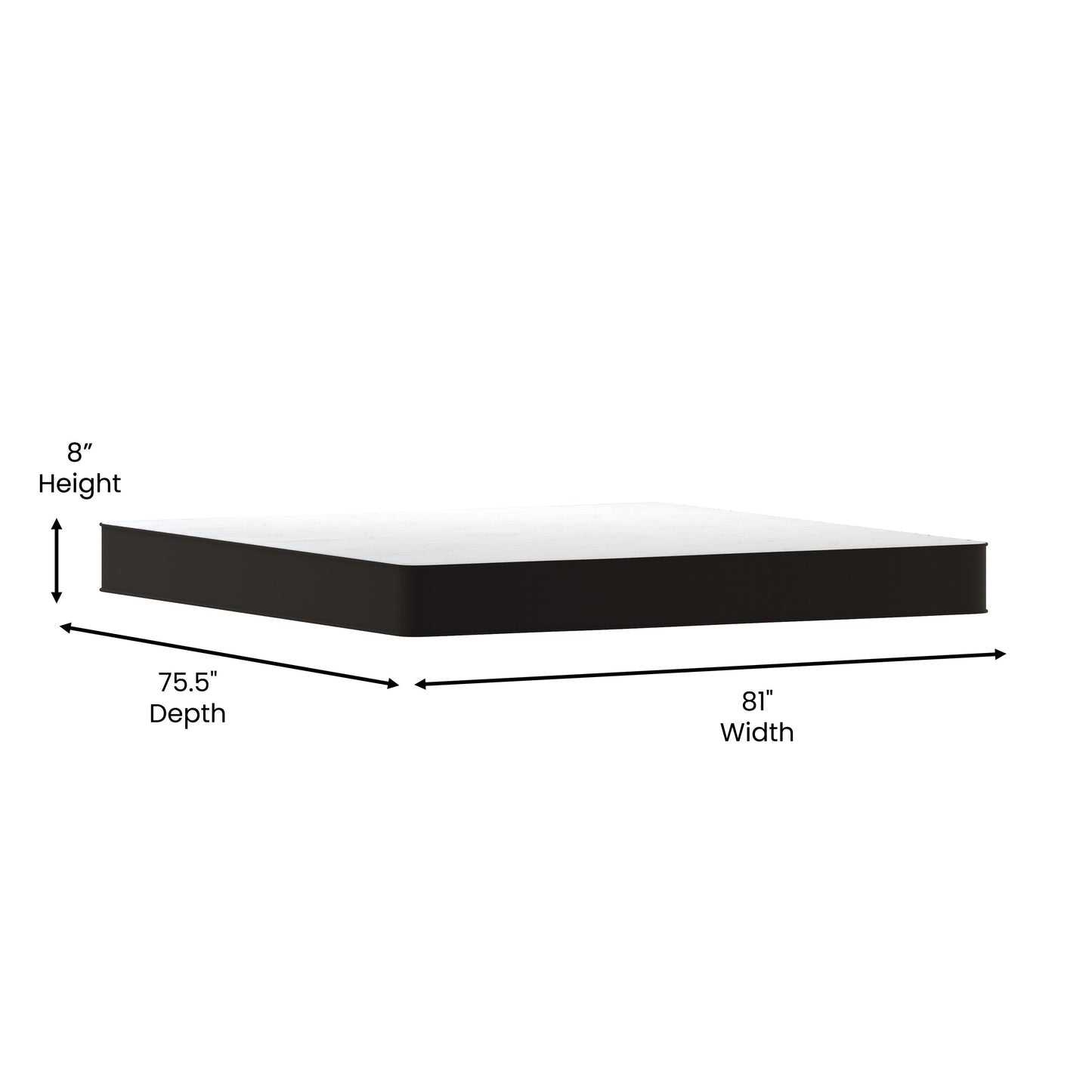 8 Inch King Hybrid Mattress CL-E238-B-K-GG