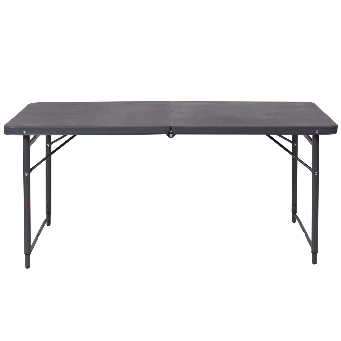 23.5x48.25 Gray Plastic Table DAD-LF-122Z-DG-GG