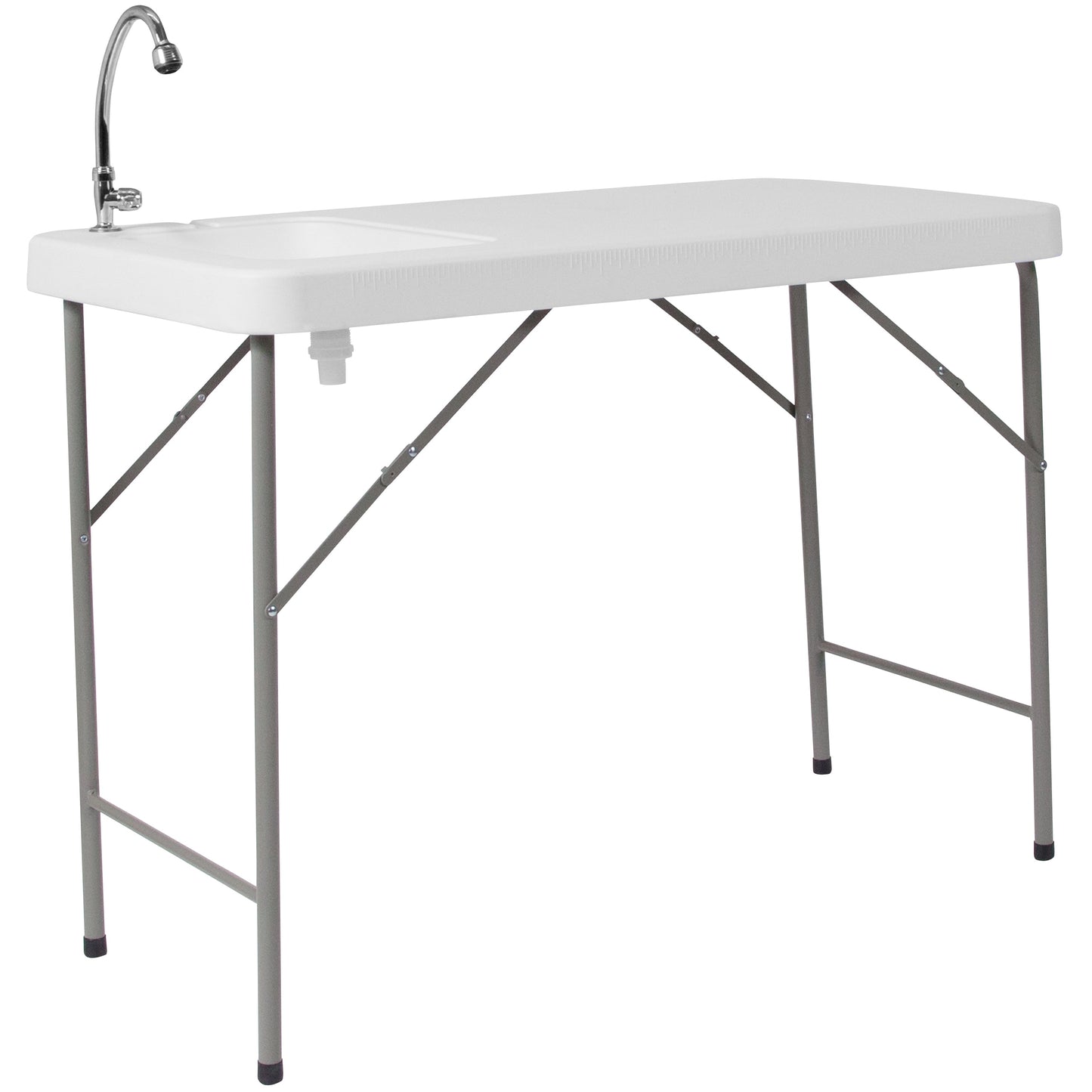 23x45 White Fold Table/Sink DAD-PYZ-116-GG