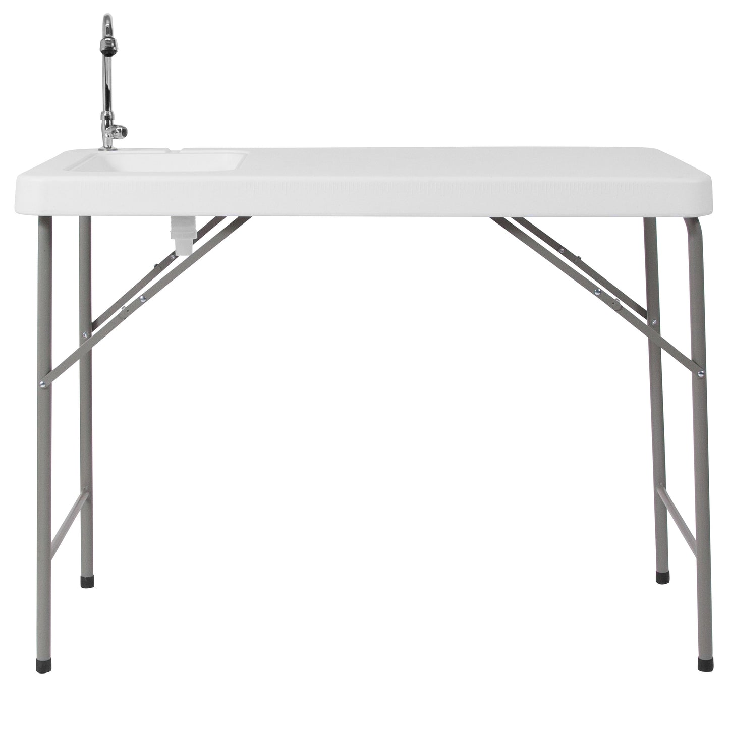 23x45 White Fold Table/Sink DAD-PYZ-116-GG