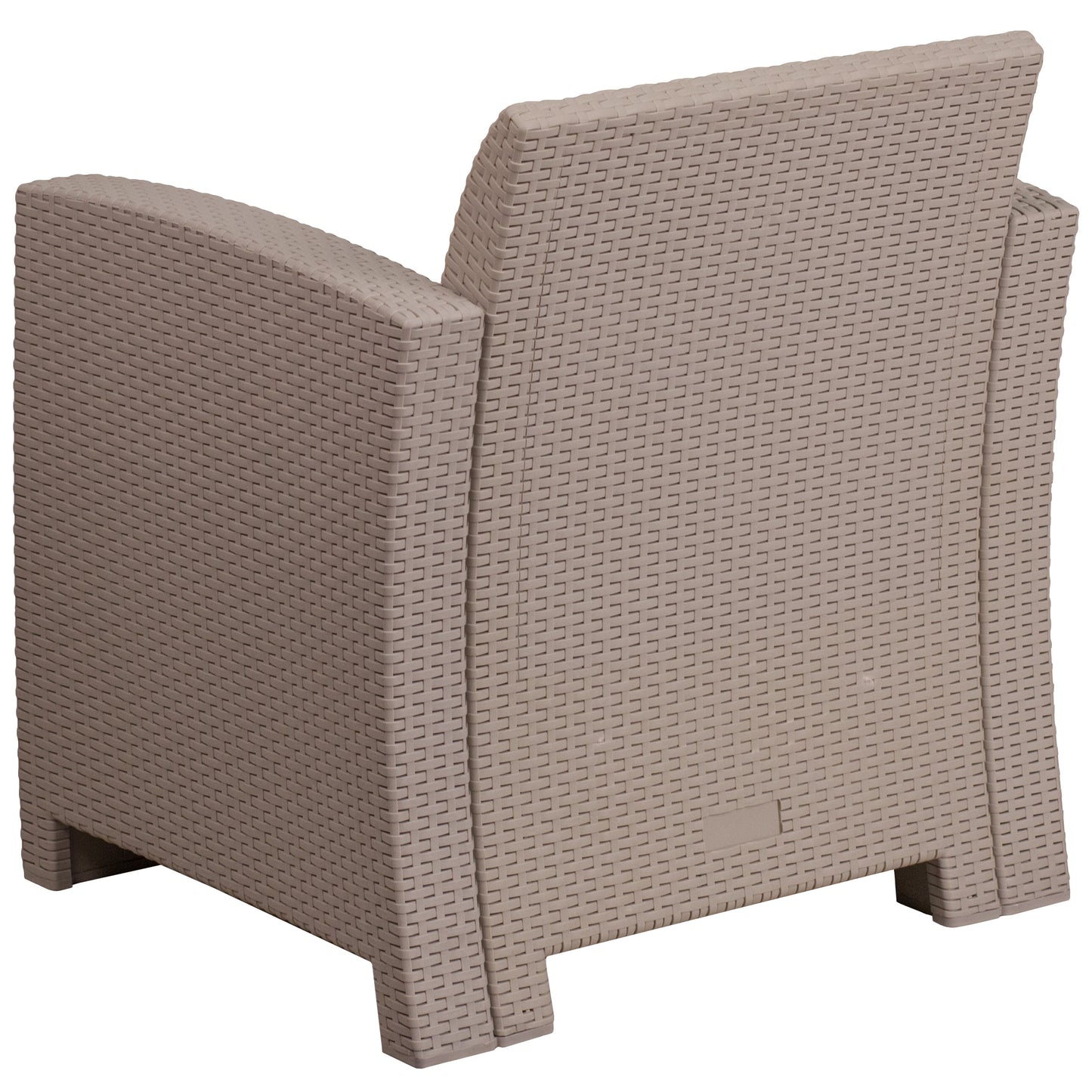 Gray Rattan Outdoor Chair DAD-SF2-1-GG