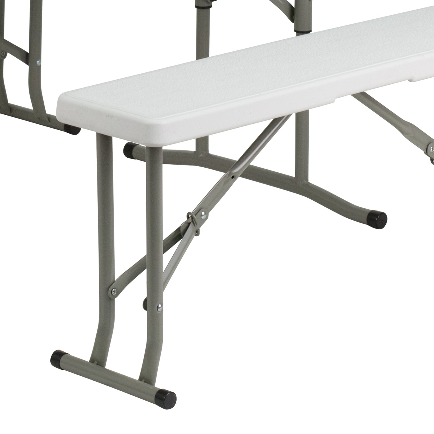 White Plastic Fold Table/Bench DAD-YCZ-103-GG