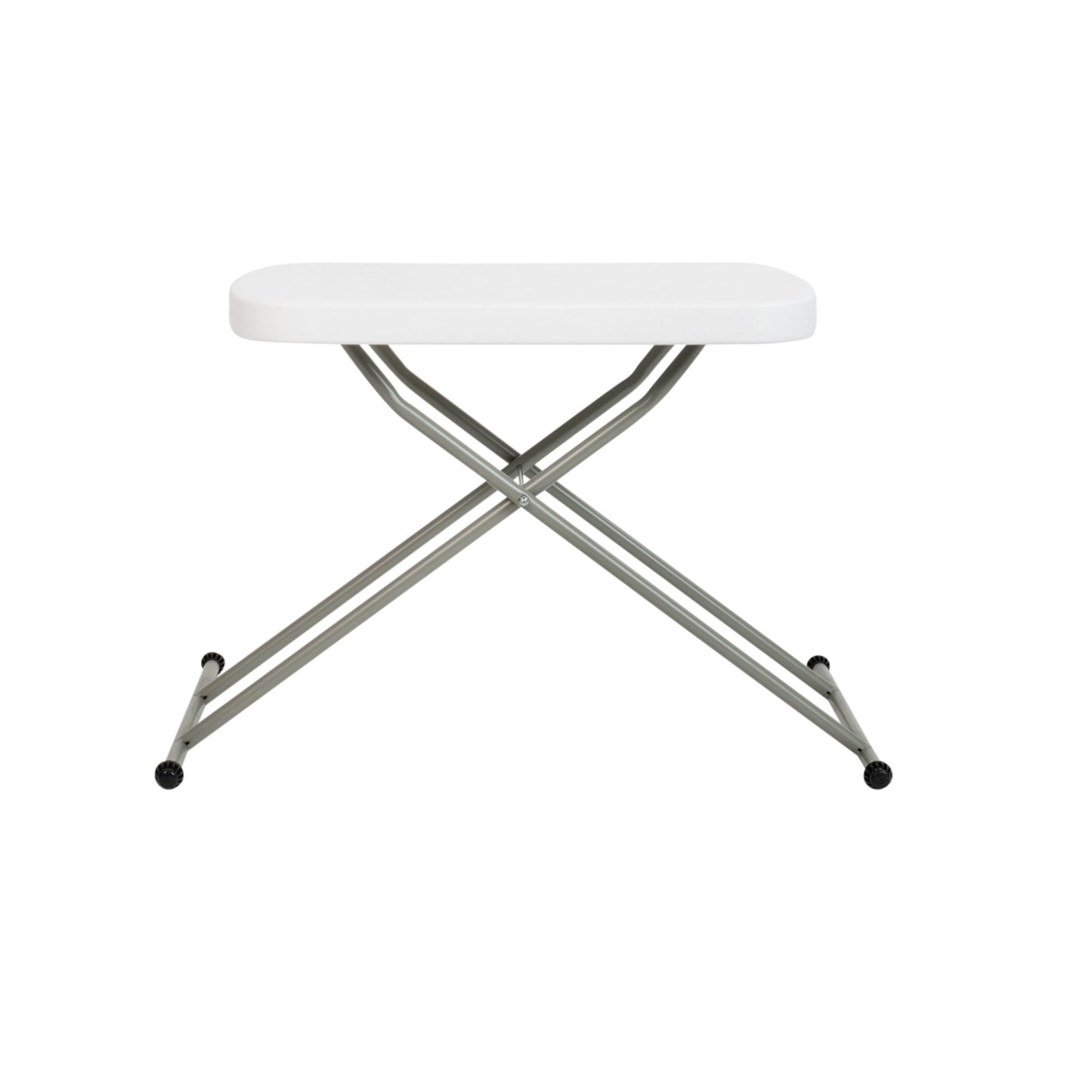 White Folding Adjustable Table DAD-YCZ-66X-GW-GG