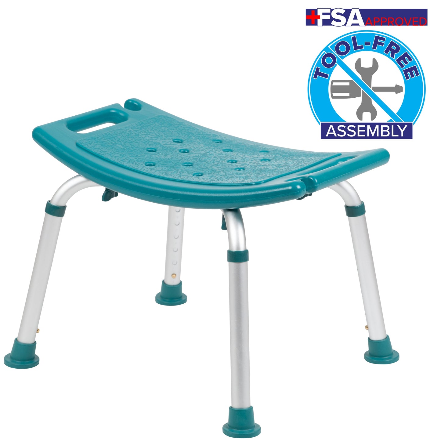 Teal Bath & Shower Chair DC-HY3410L-TL-GG