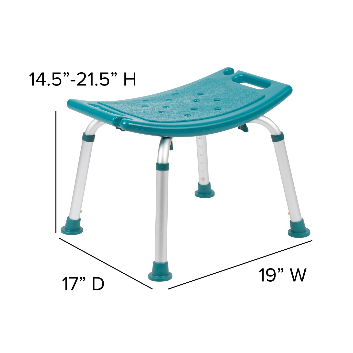 Teal Bath & Shower Chair DC-HY3410L-TL-GG