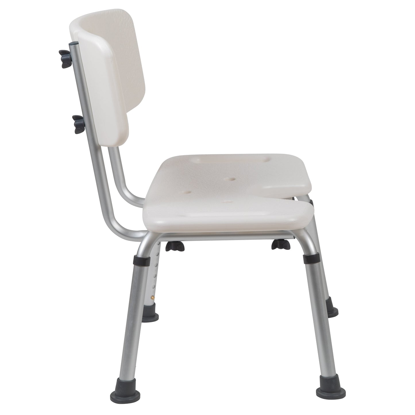 White U-Shaped Shower Chair DC-HY3502L-WH-GG