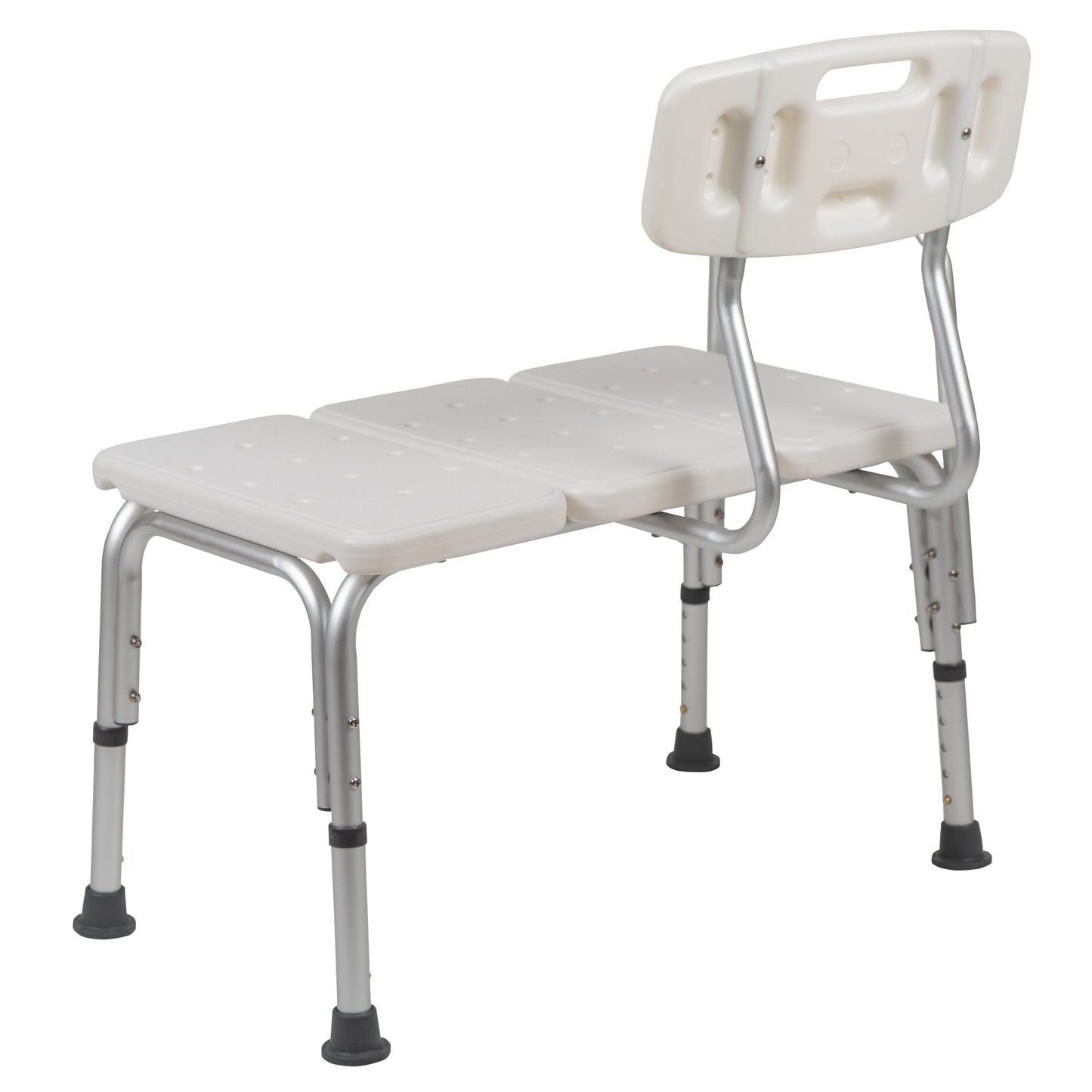 White Bath Transfer Bench DC-HY3510L-WH-GG