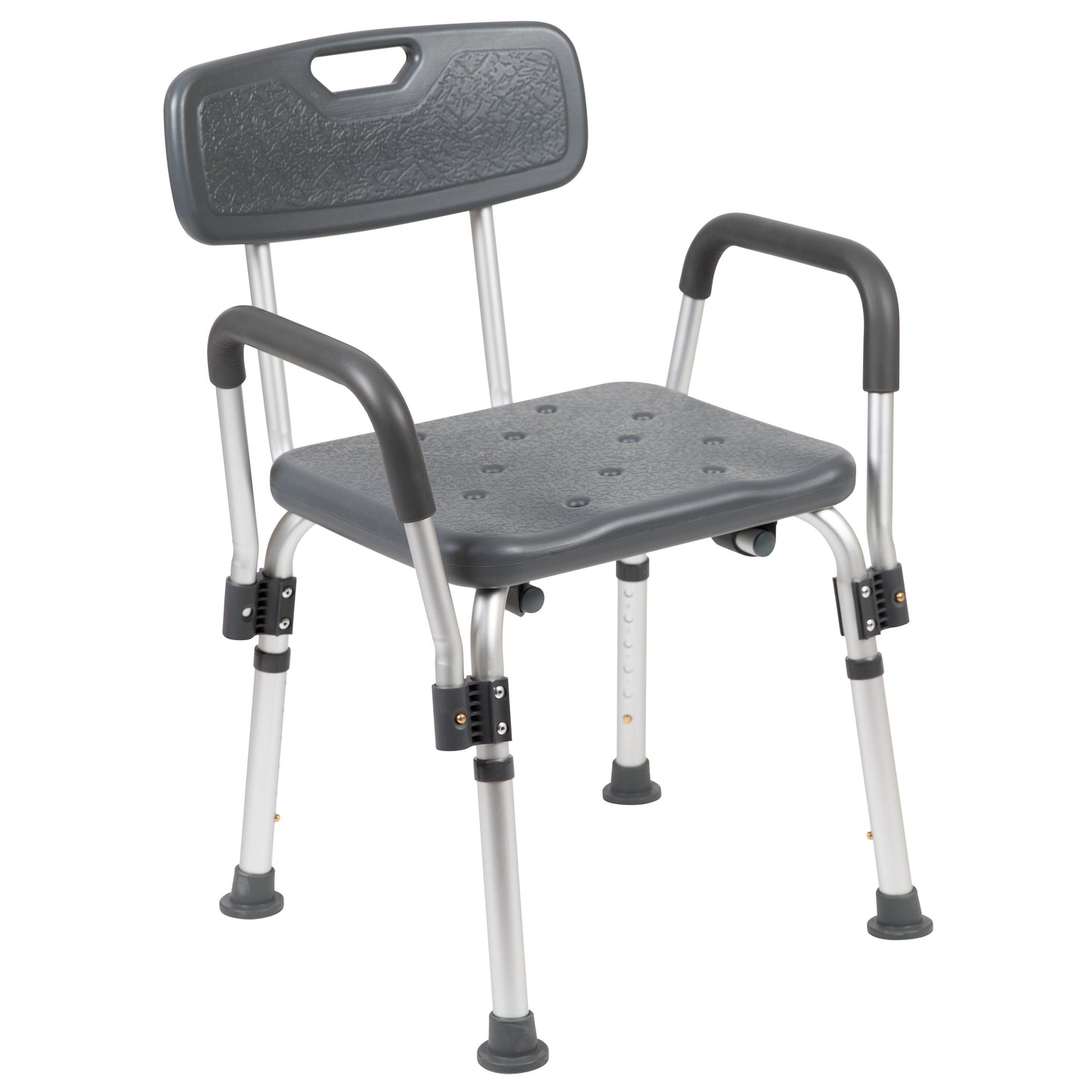 Gray Adjustable Bath Chair DC-HY3520L-GRY-GG