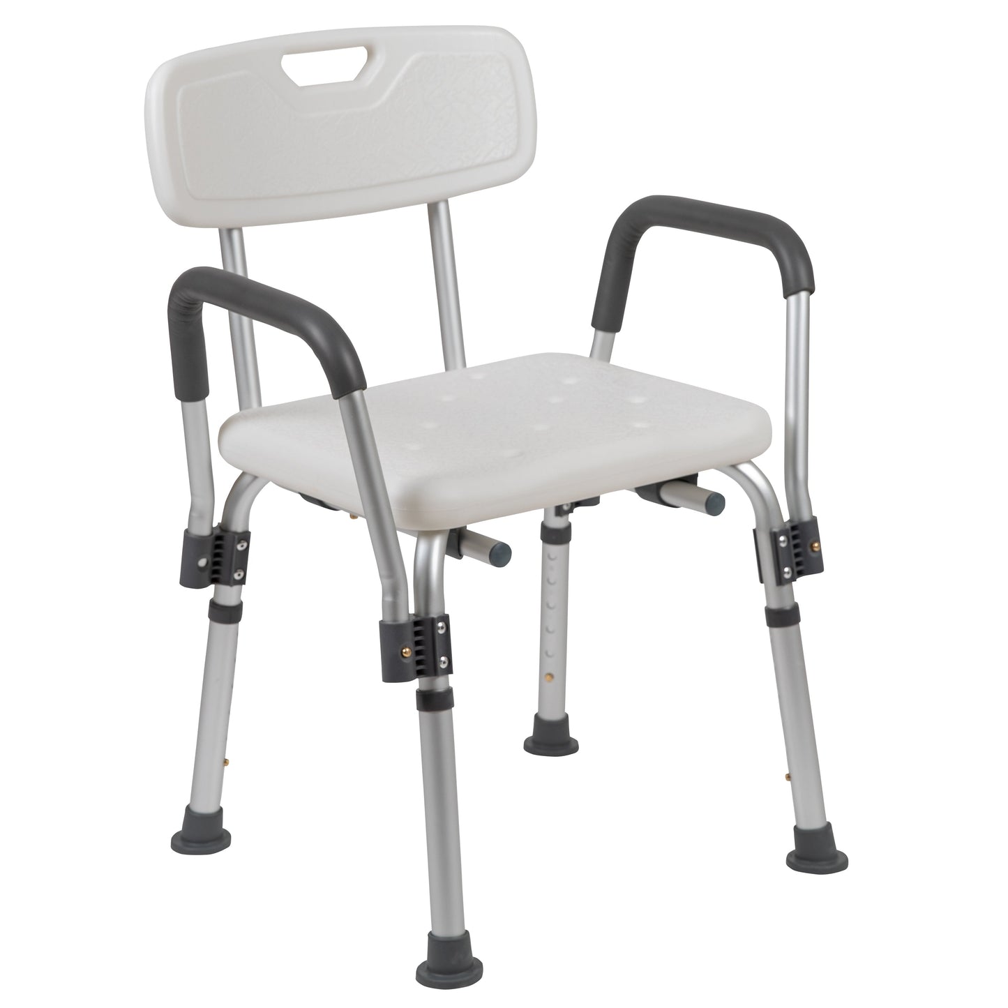 White Adjustable Bath Chair DC-HY3520L-WH-GG