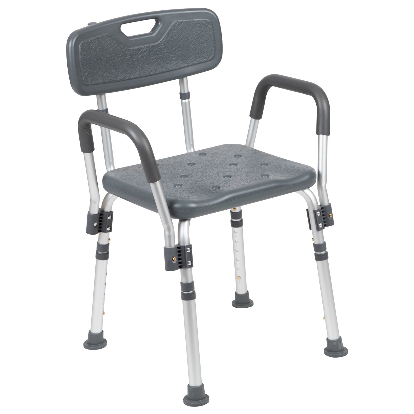 Gray Quick Release Bath Chair DC-HY3523L-GRY-GG