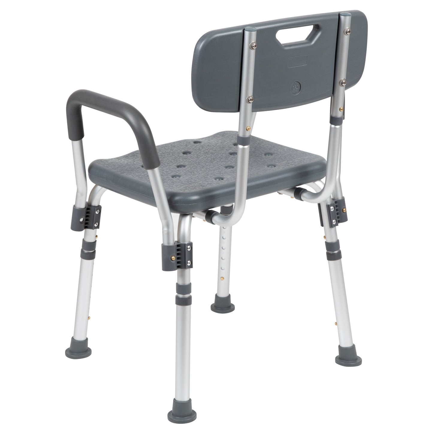 Gray Quick Release Bath Chair DC-HY3523L-GRY-GG