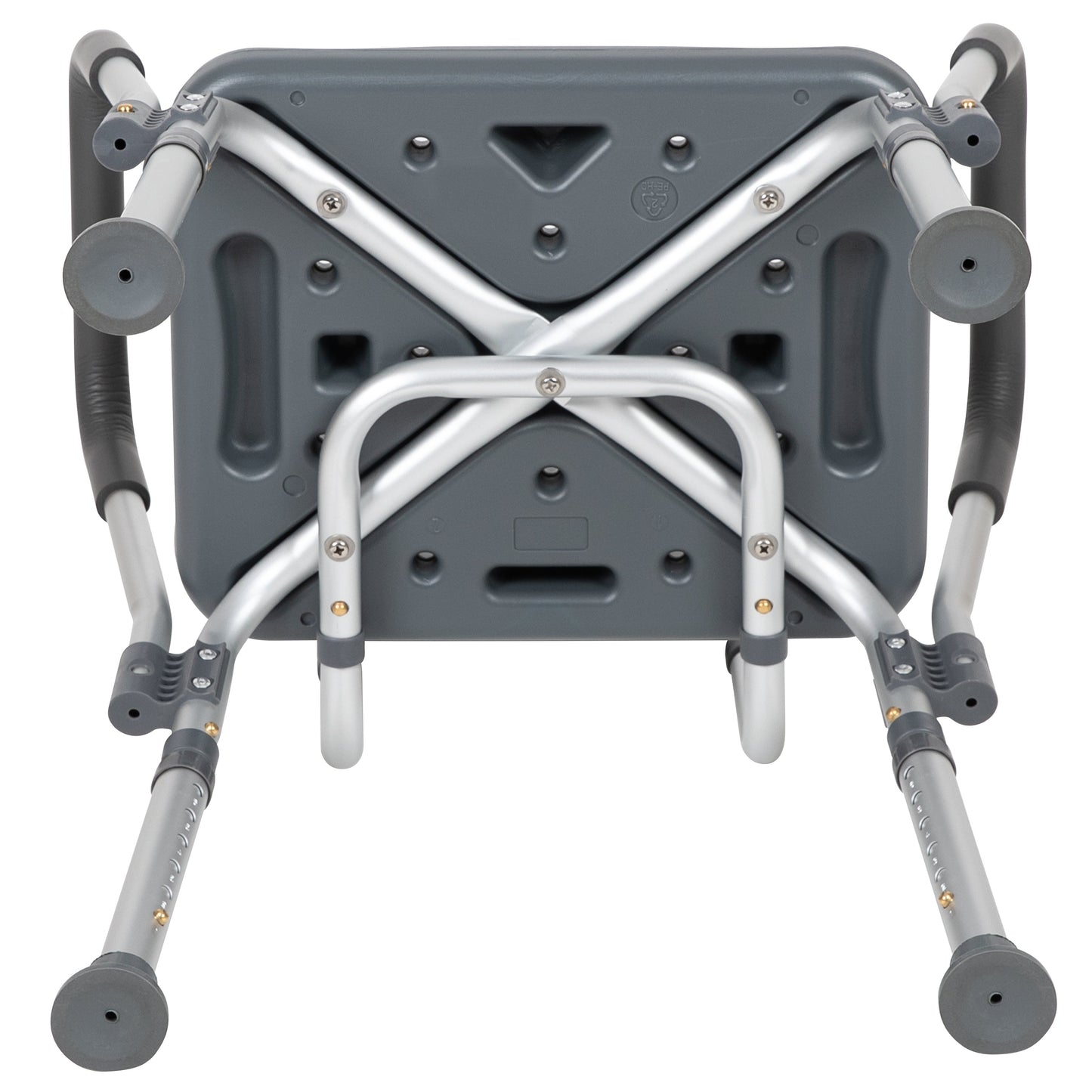 Gray Quick Release Bath Chair DC-HY3523L-GRY-GG