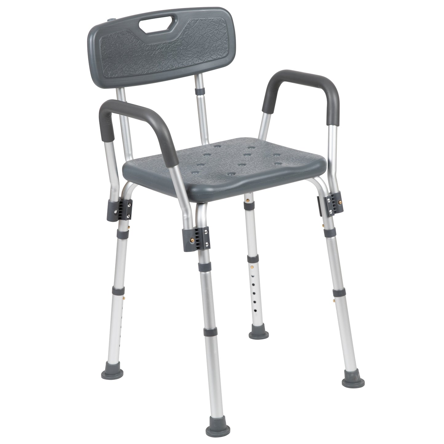 Gray Quick Release Bath Chair DC-HY3523L-GRY-GG