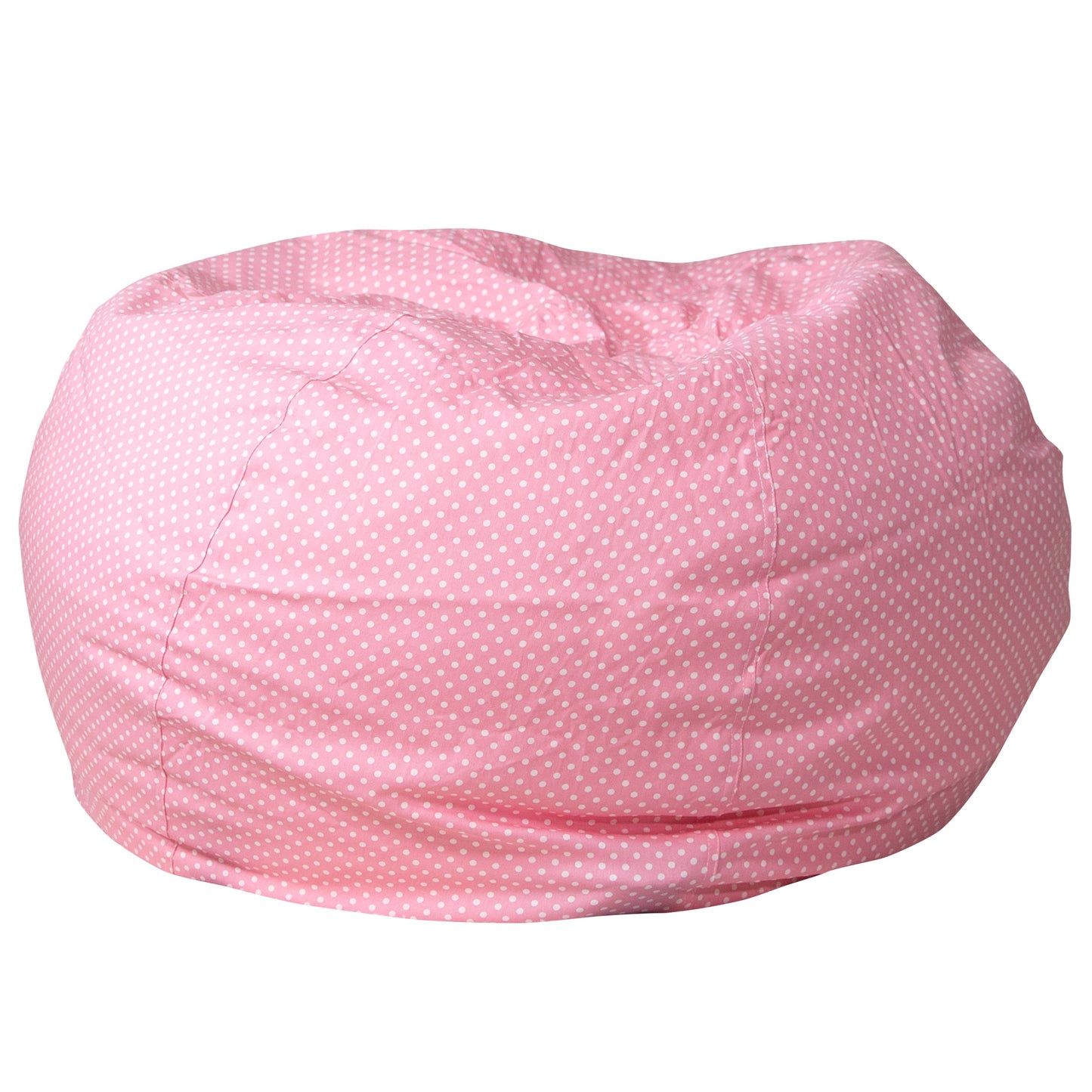 Pink Dot Bean Bag Chair DG-BEAN-LARGE-DOT-PK-GG