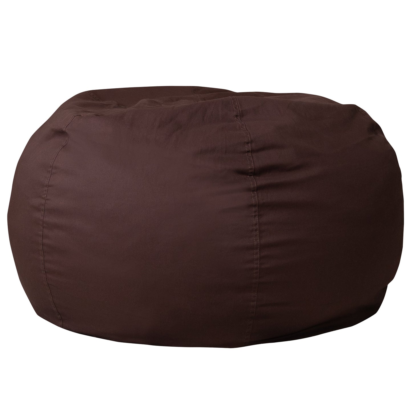 Brown Bean Bag Chair DG-BEAN-LARGE-SOLID-BRN-GG